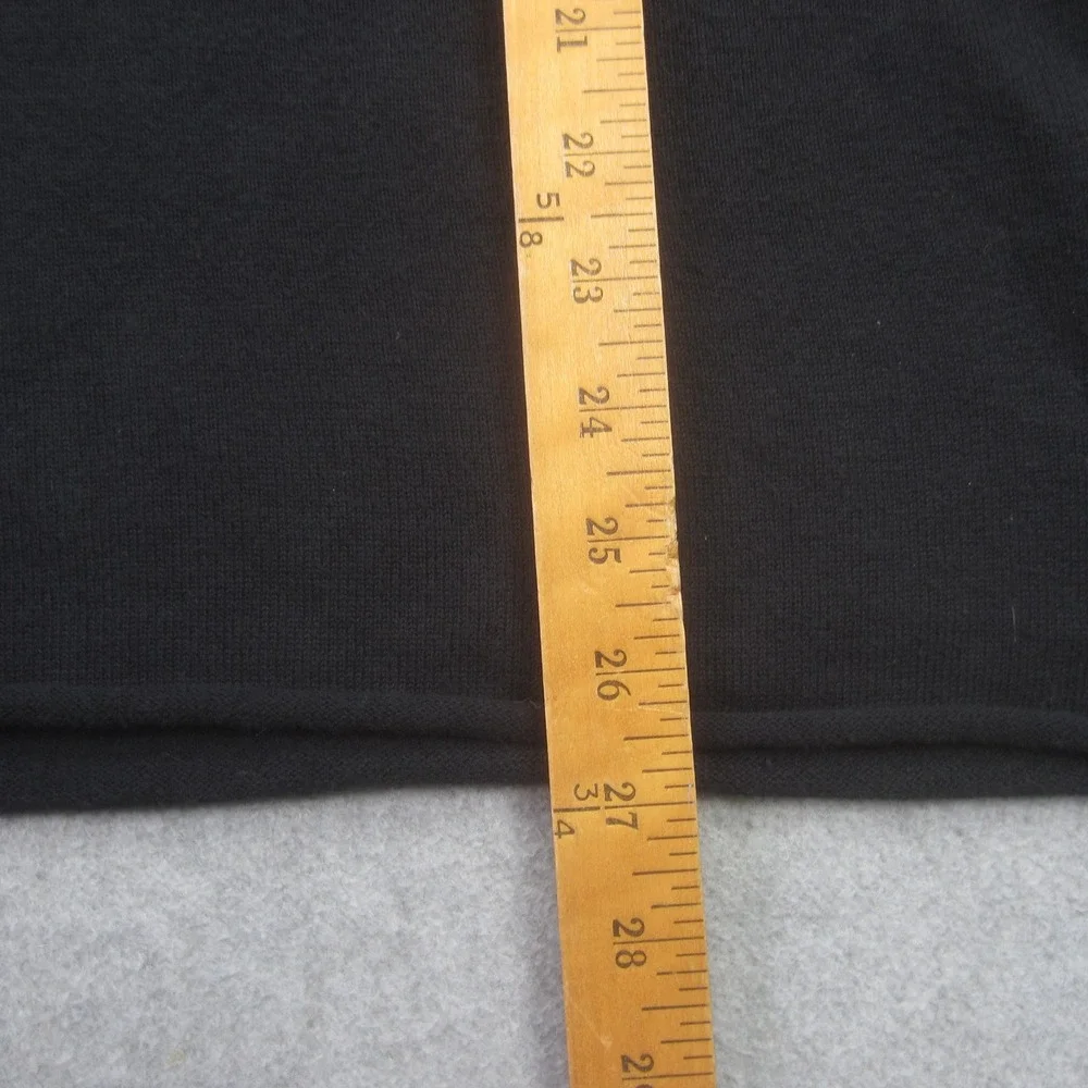 Carbon 2 Cobalt Sweater Mens Medium Black Cotton‎ Cashmere Blend Pullover
